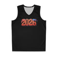 2026 Basketball Jersey — Patriotic Red, White & Blue Graphic