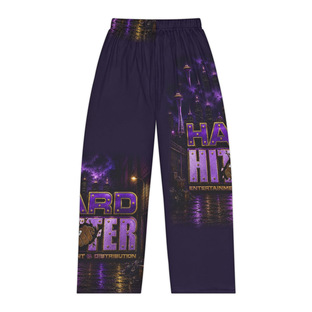 Women's Pajama Pants — Purple 'Hard Hitter' Nightscape Lounge Pants