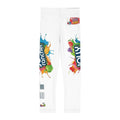 Kids Leggings — Color Splash Candy Logo All-Over Print