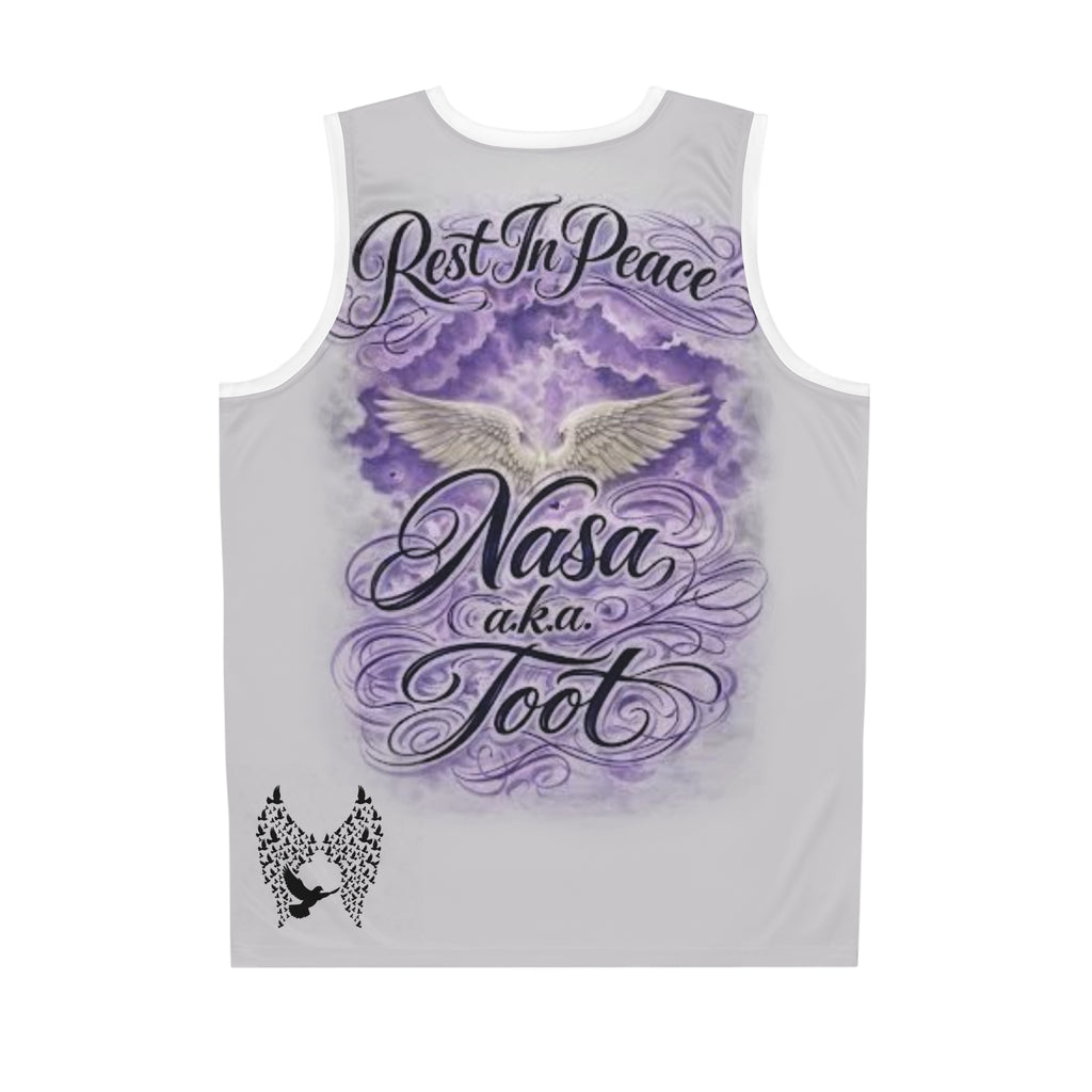 Memorial Basketball Jersey – "Rest In Peace Nasa (aka Toot)" Tribute Tank