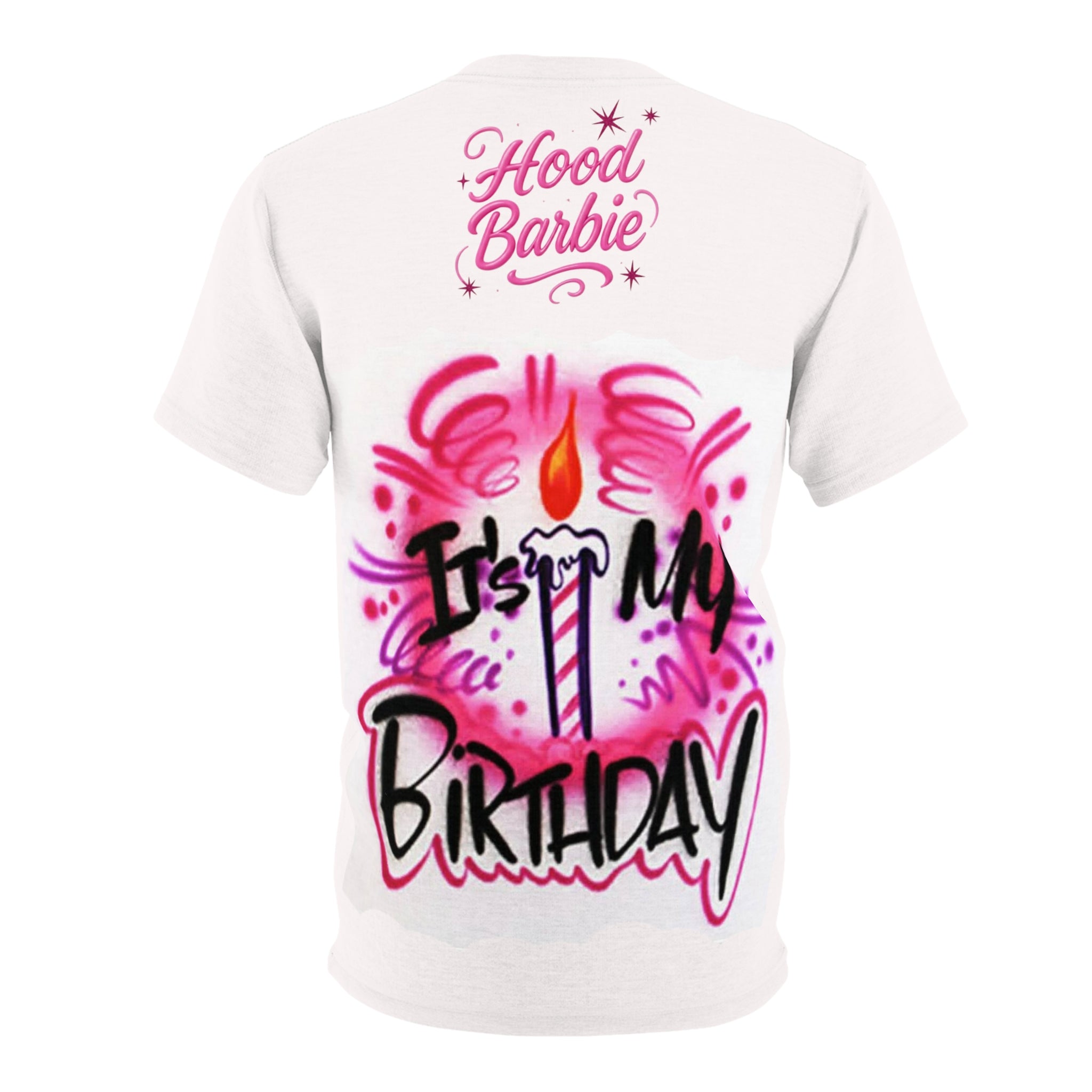 It's My Birthday T-Shirt — Festive Pink Candle Graphic Tee