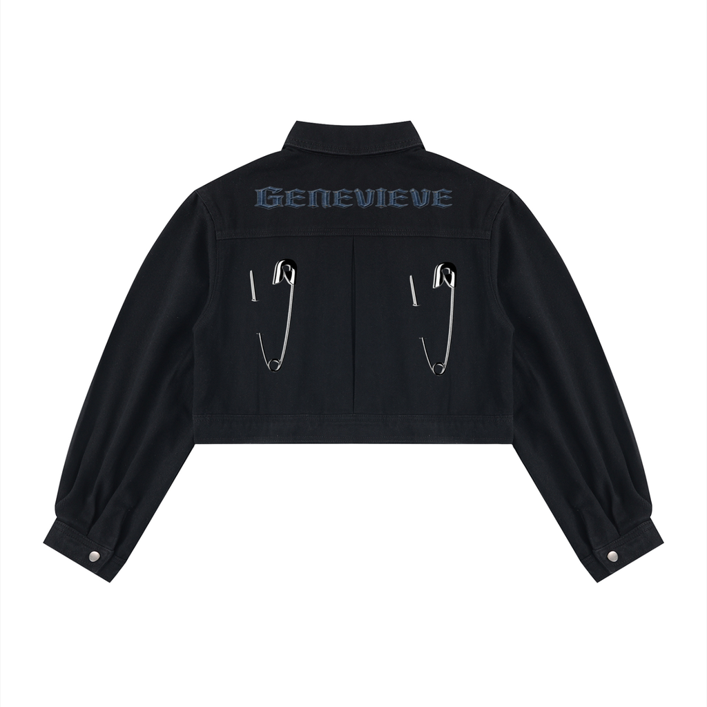 Women’s Crop Denim Jacket 1