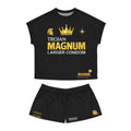 Magnum-Branded Women’s Pajama Set — Novelty Sleep Tee & Shorts
