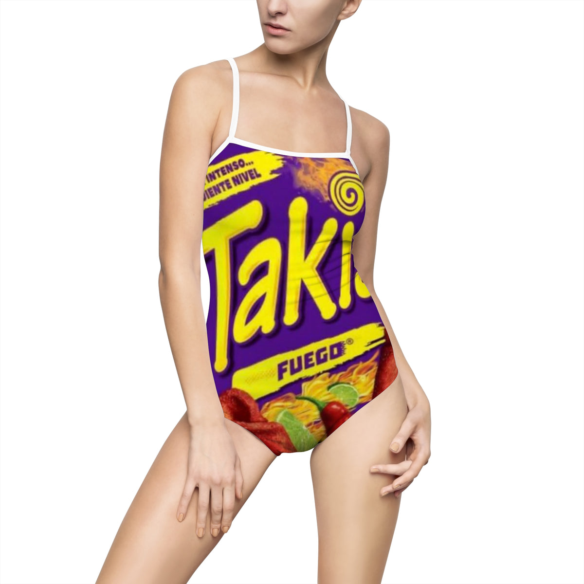 Takis Fuego Graphic One-Piece Swimsuit