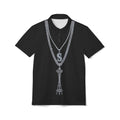 Space Needle Necklace Polo Shirt — Seattle S Chain Graphic Polo