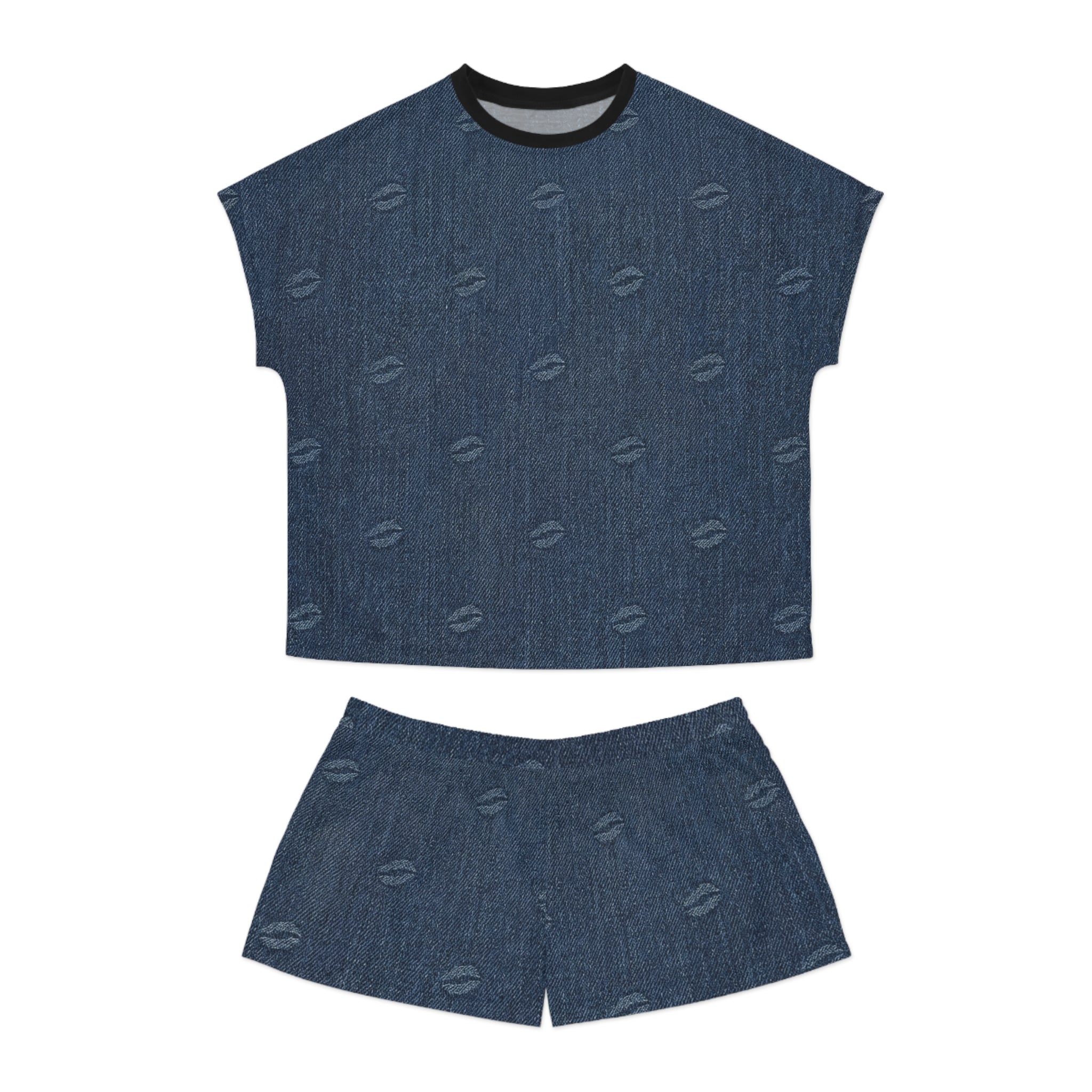 Betty Boop Seattle Hustle Denim-Print Women’s Short Pajama Set
