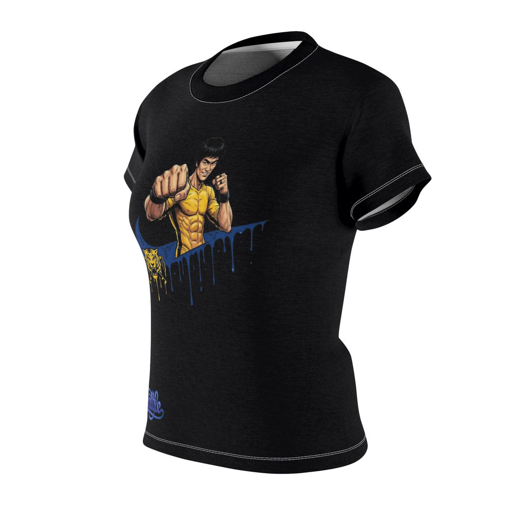Bruce Lee Graphic Tee — Martial Arts Drip Design for Women