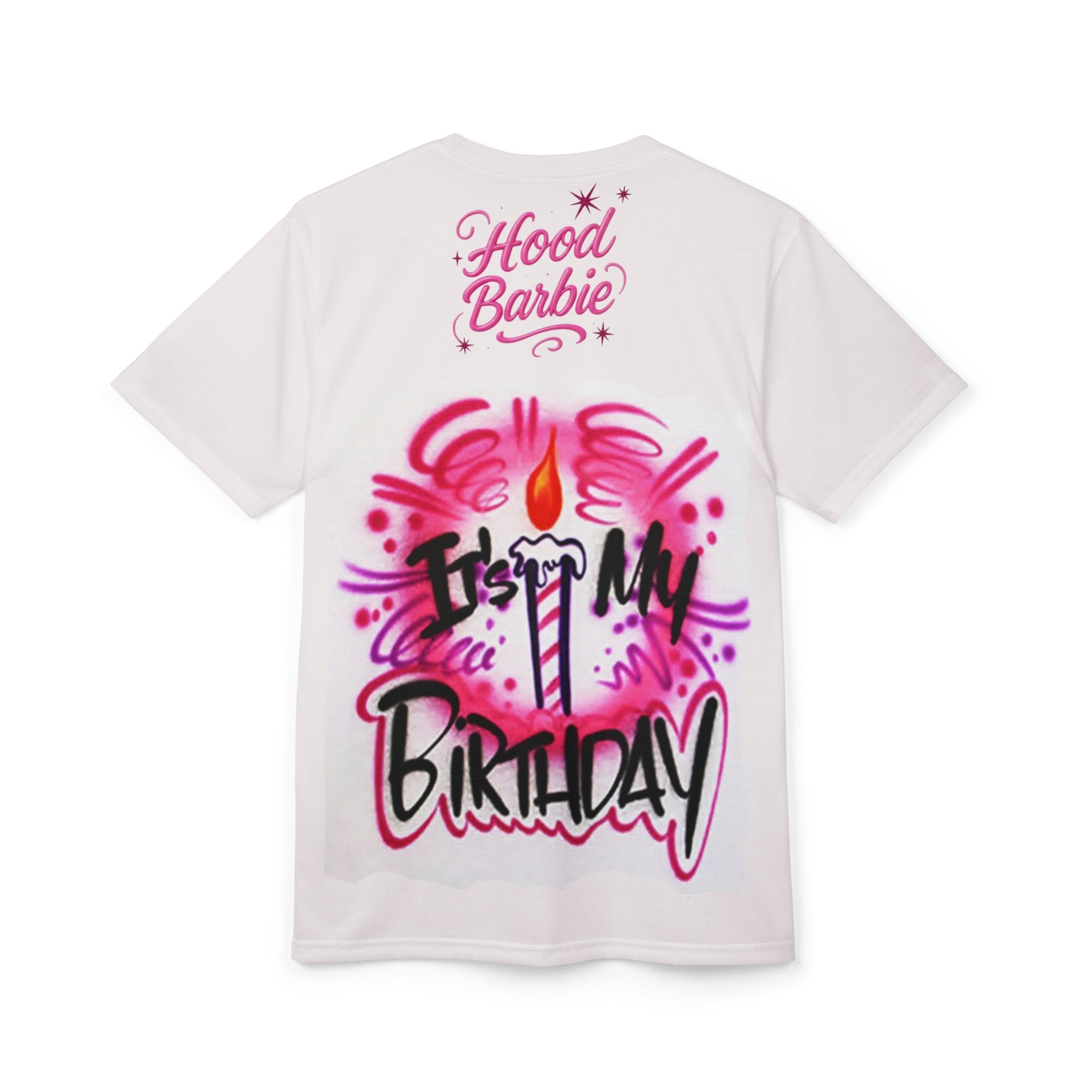 It's My Birthday T-Shirt — Festive Pink Candle Graphic Tee