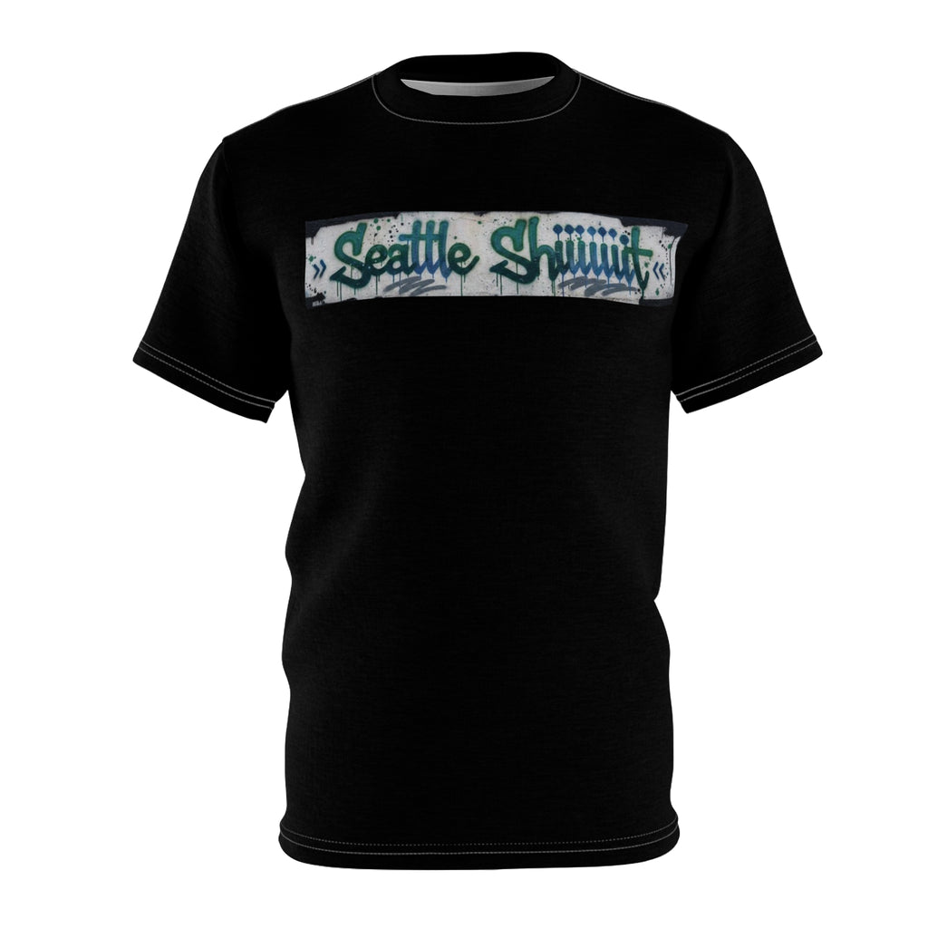 Seattle Shhh… Graffiti Chest Tee