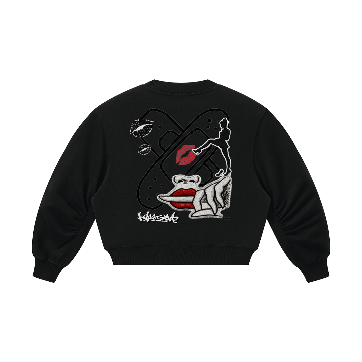 Women’s Crop V-Neck Sweatshirt