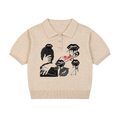 Women’s Knit Cotton Polo Shirt kiss