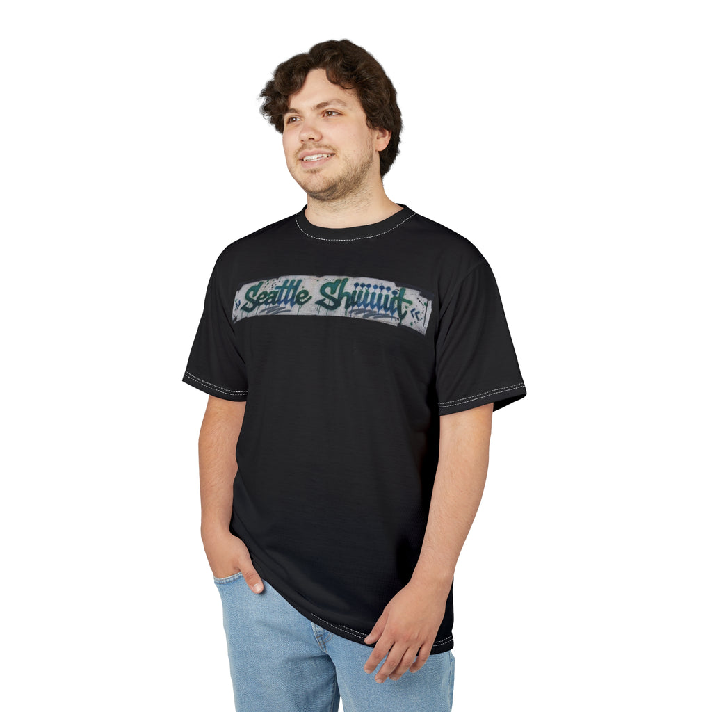 Seattle Shhh… Graffiti Chest Tee