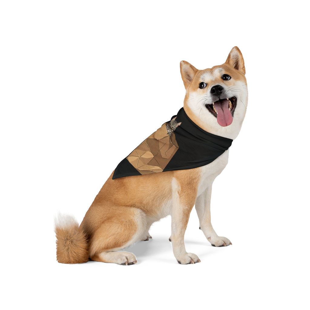 Cat Buddies Pet Bandana — Cute Cats in a Paper Bag Dog & Cat Bandana