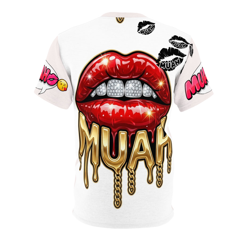 206 Pendant Graphic Tee — Urban Chain Necklace All-Over Print Shirt