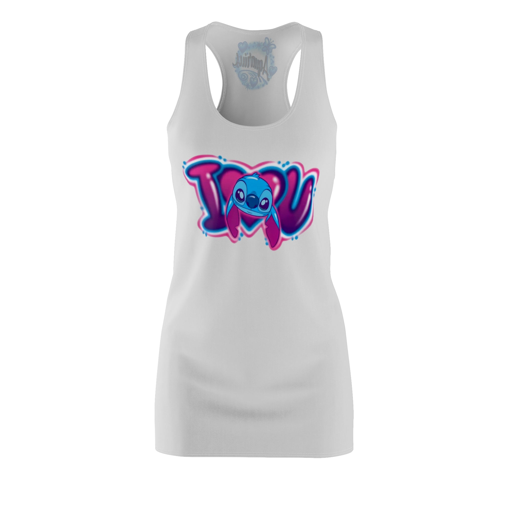 Seattle Neon Skyline Racerback Dress — IU Graphic