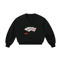 Women’s Crop V-Neck Sweatshirt