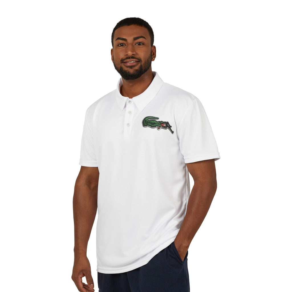 Crocodile Logo Polo Shirt – Classic Embroidered Chest Polo