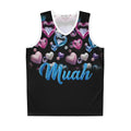 Heart Bubble "Muah" Basketball Jersey - All-Over Print