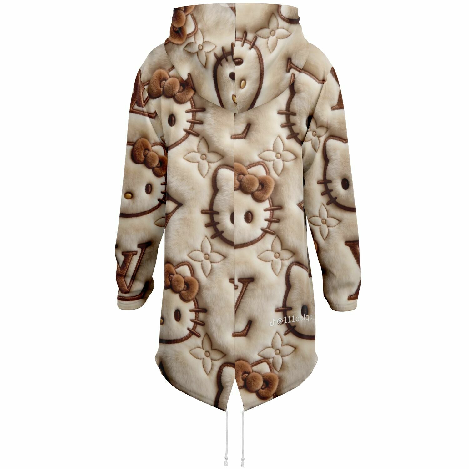 Heavyweight Elongated Hoodie - AOP4
