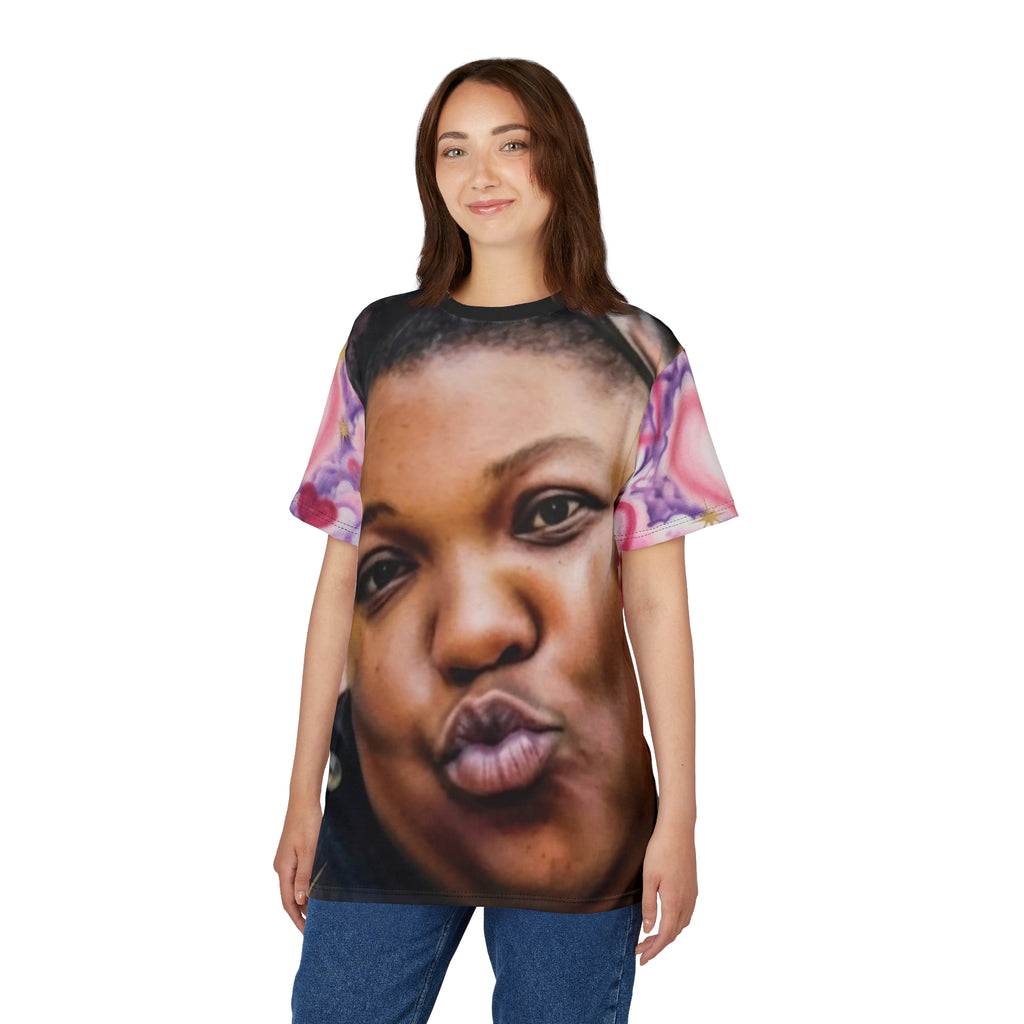 ANASA RIP Collage Tee — Heart Graffiti Portrait Shirt