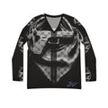 Seattle Prayer Hands & Gun Graphic Long Sleeve V-Neck Shirt