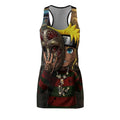 Racerback Dress — Creepy Mask Anime Girl Graphic AOP