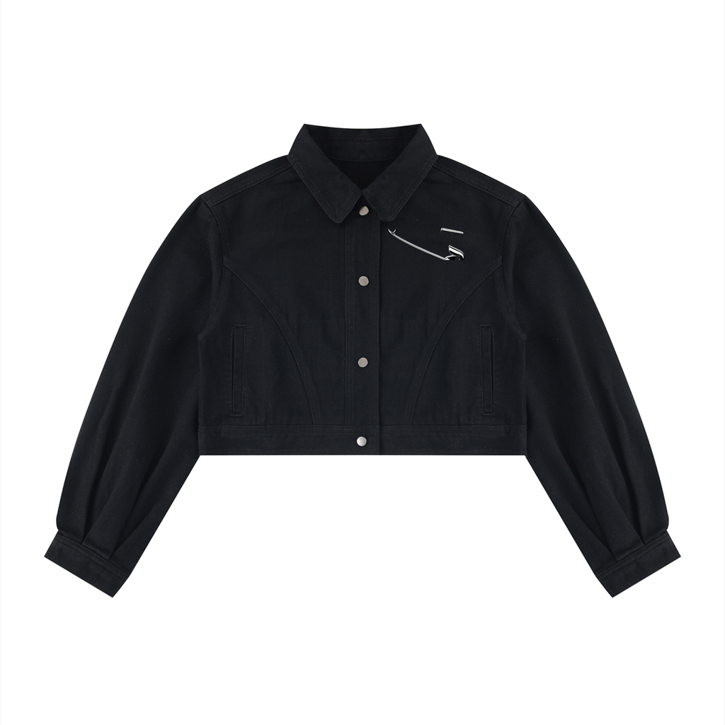 Women’s Crop Denim Jacket 1