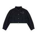 Women’s Crop Denim Jacket 1