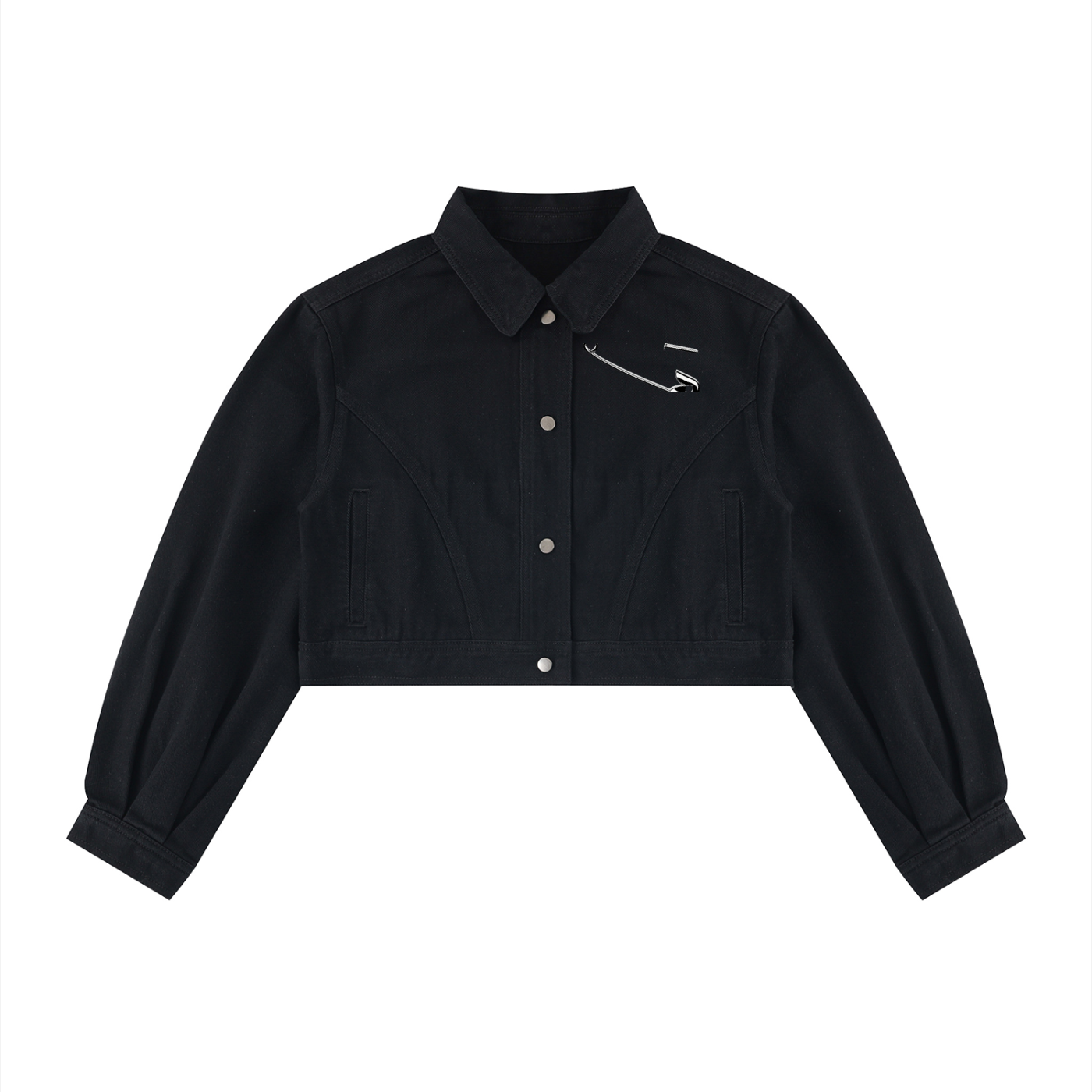 Women’s Crop Denim Jacket 1