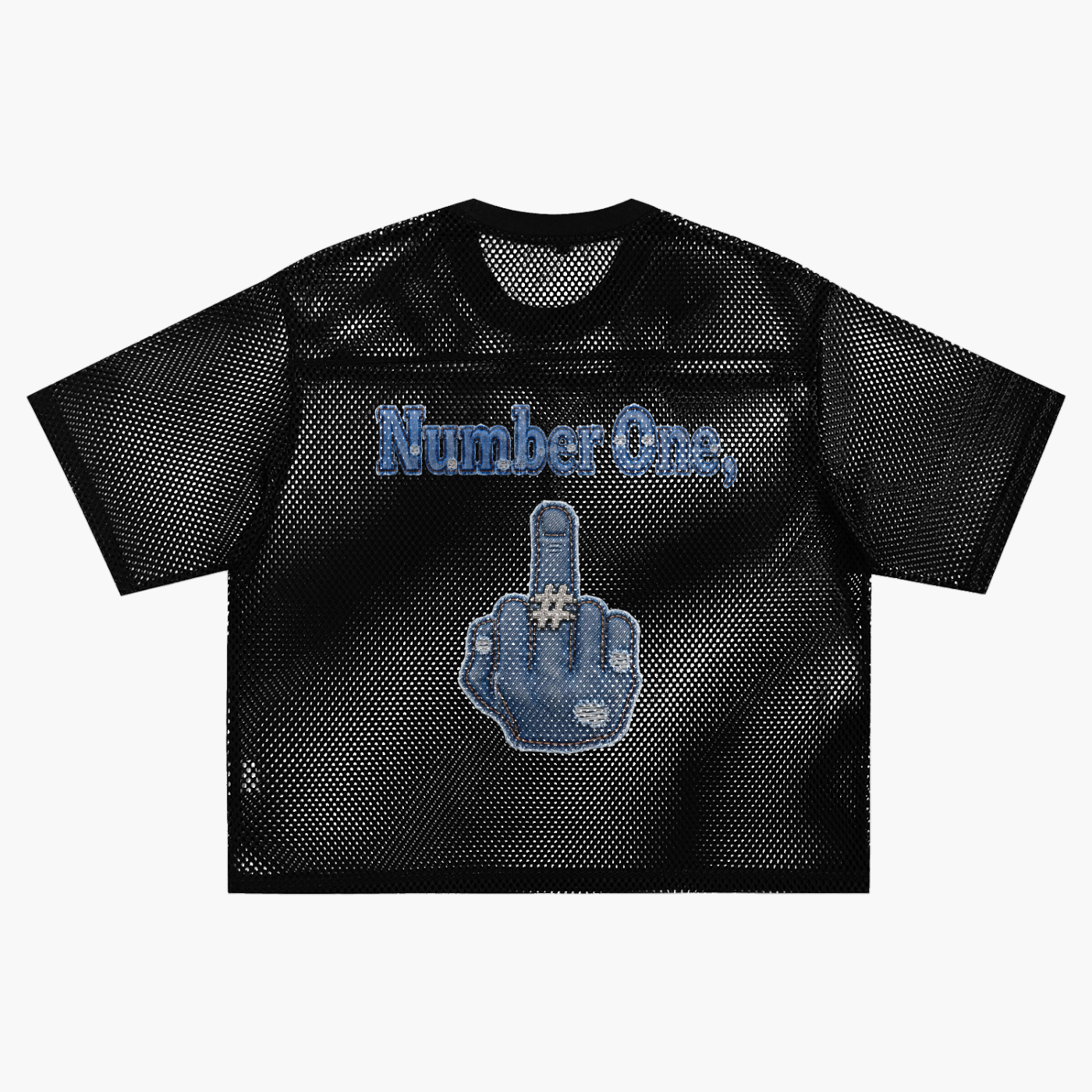 See-through Boxy Net T-Shirt